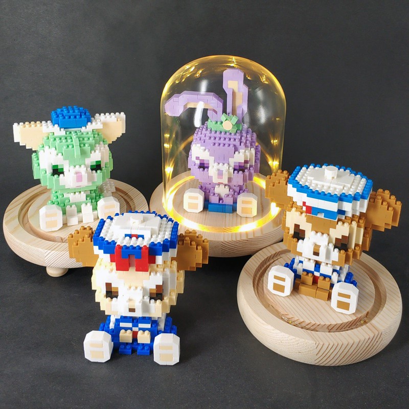 Bộ Đồ Chơi Lắp Ráp Hình Gấu / Dâu Tây Mini Dành Cho Bé