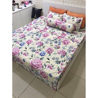 Bô chăn ga trần bông dày dặn