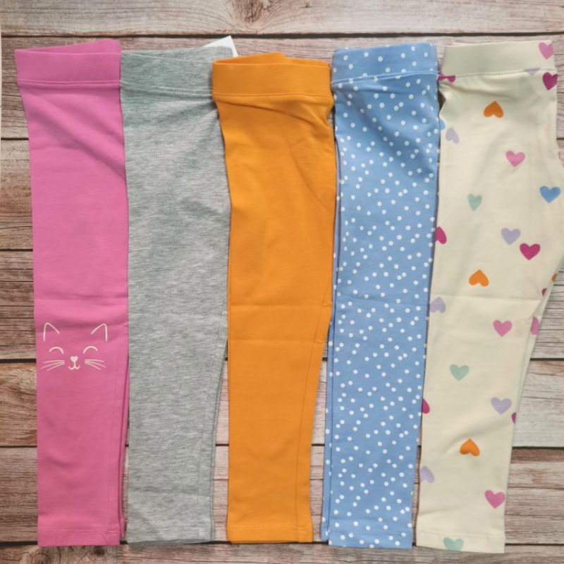 Sét 5 quần legging HM auth bé gái hàng chính hãng ( có tách lẻ)
