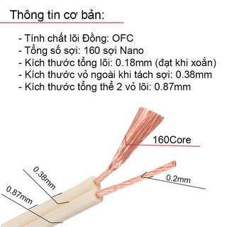 Dây loa Monster XP NW. speaker cable160 sợi - 6 mét