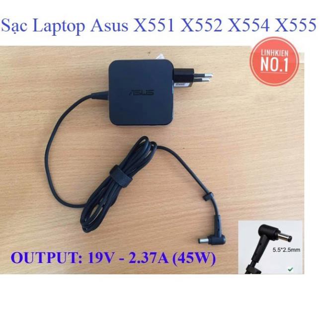 🎁 Giá Hủy Diệt 🎁 Sạc Laptop Asus X551 X552 X554 X555 - sạc vuông chân thường to 5.5*2.5mm 19V 2.37A ZIN Chính Hãng