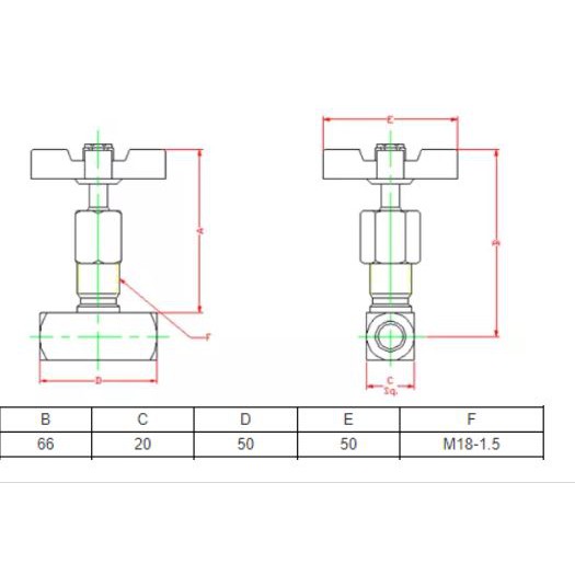 Van tiết lưu ✴️VIP✴️ Van điều chỉnh HMV400S PT 1/4 SD