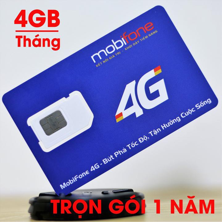 SIM 4G MOBI vào mạng trọn gói 1 năm không phải nạp tiền - Sim 3g 4g giá sinh viên