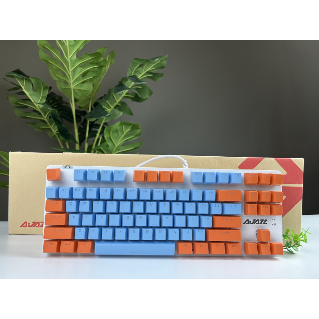 Bàn phím cơ có dây gaming Ajazz AK40 red brown blue switch giá rẻ chính hãng Ajazz- Bảo hành chính hãng 24 tháng.