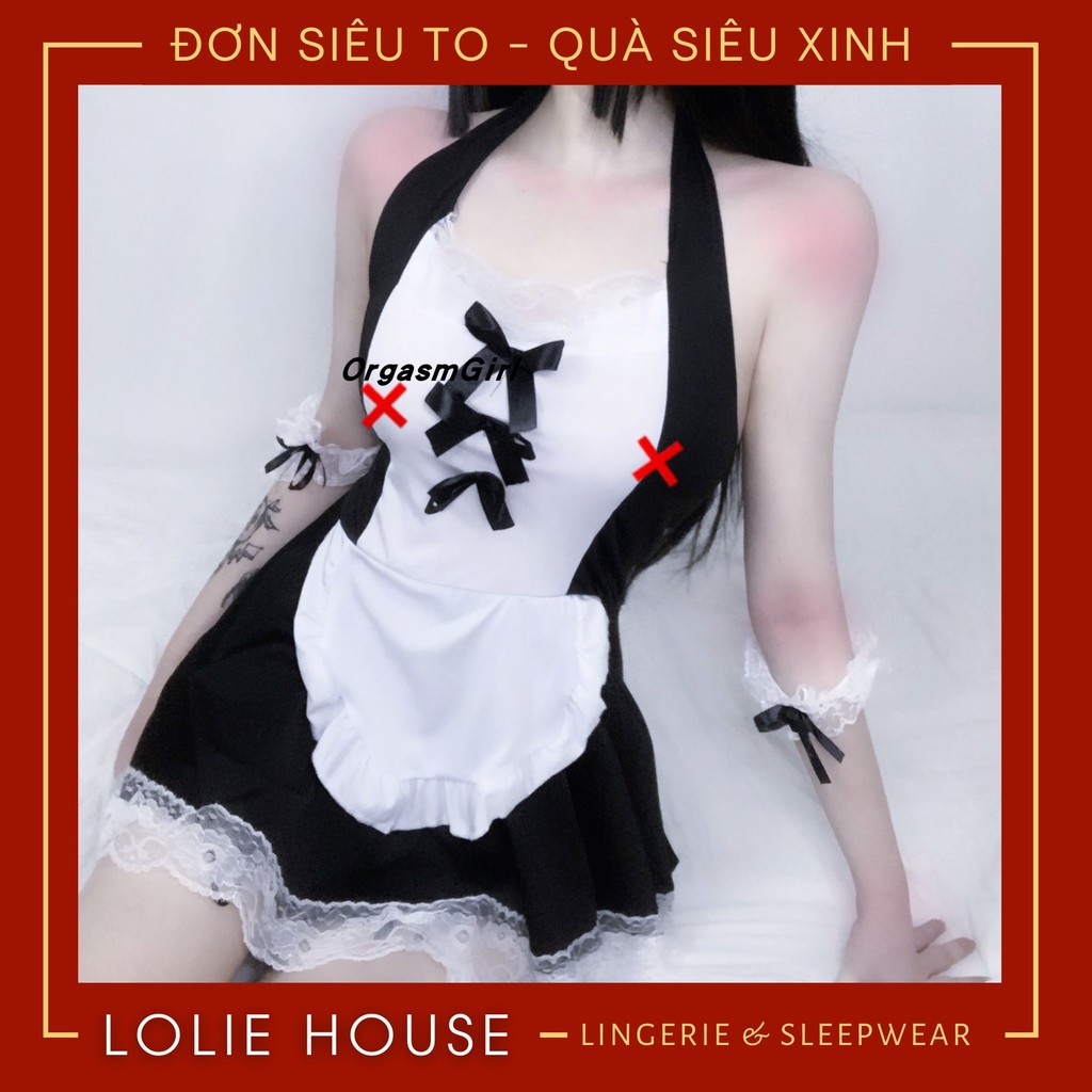 Cosplay hầu gái sexy anime maid cute Váy đầm ngủ cosplay cô hầu gái gợi cảm LOLIE HOUSE - CP40 | BigBuy360 - bigbuy360.vn