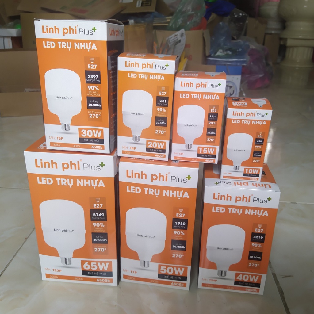 Bóng đèn led 50w, 65w Linh Phi Plus