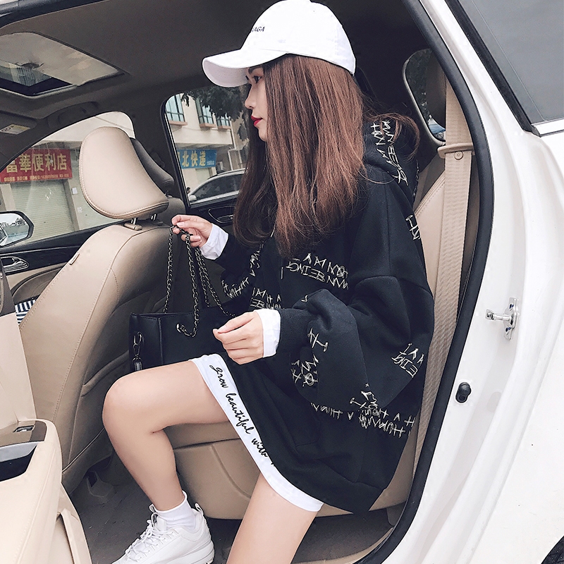 Áo hoodie tay dài thời trang mùa đông Hàn Quốc trẻ trung sành điệu