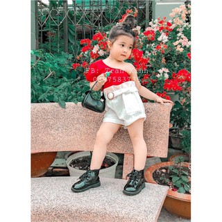 áo lệch vai cho bé (sẵn hàng)