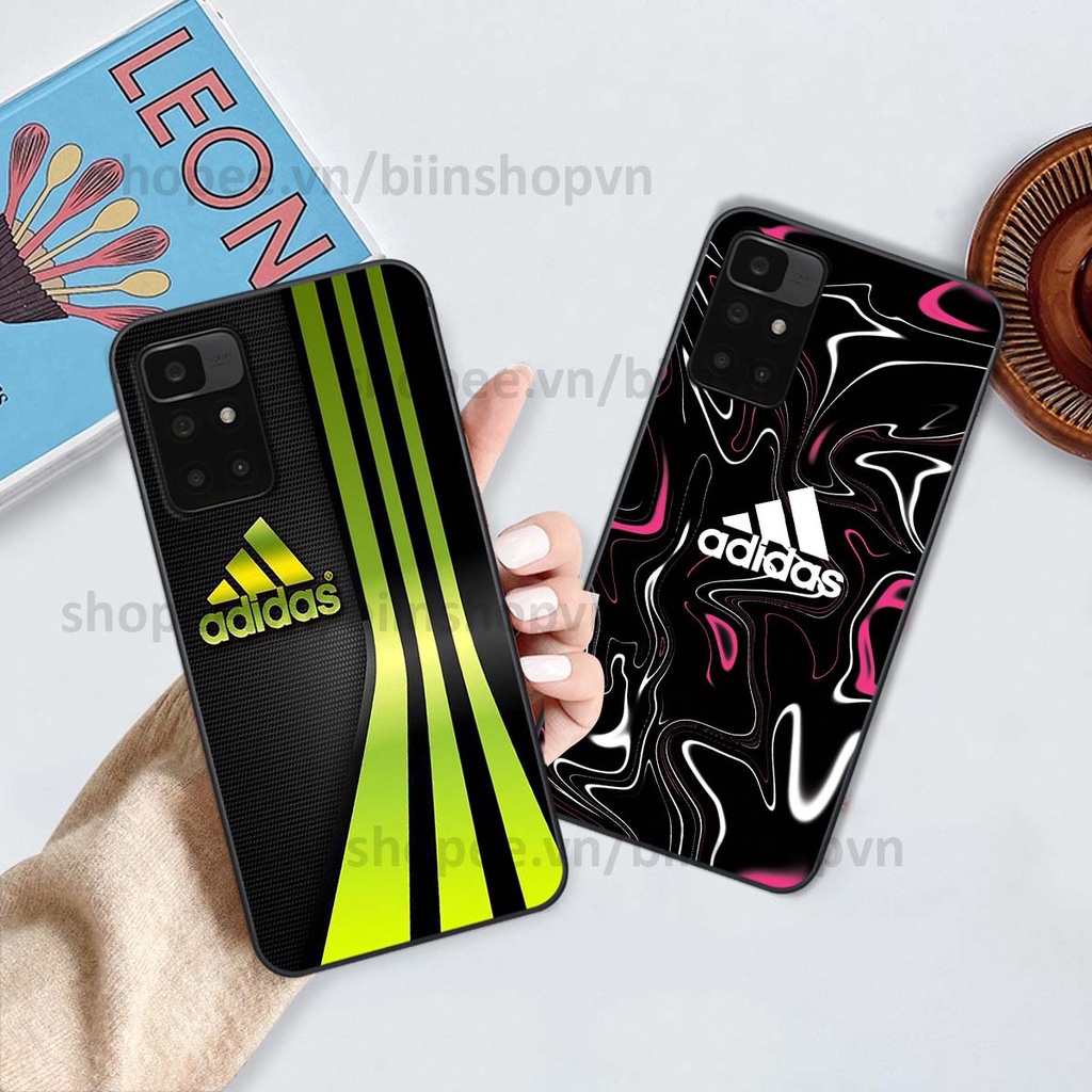 Ốp Xiaomi Redmi 10 in hình thương hiệu nhiều màu sắc thể thao cá tính thời trang