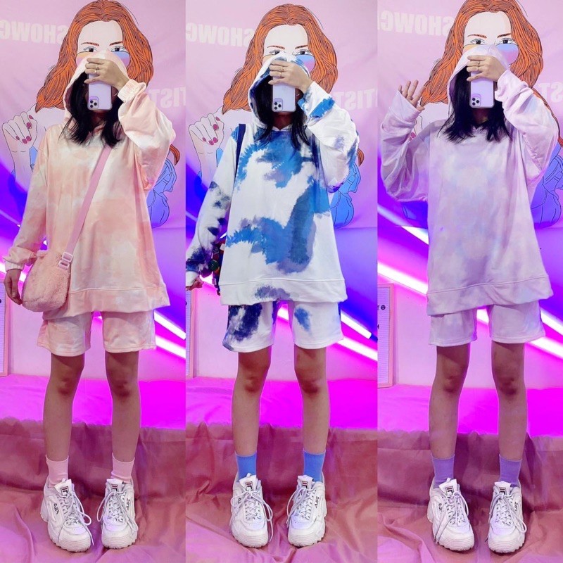 Set Hoodie Loang 3D Ảnh Thật