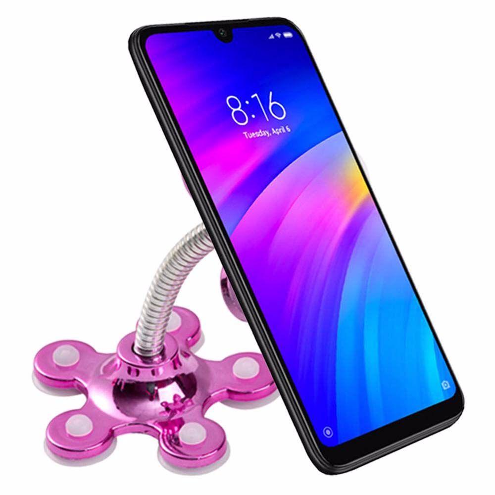 Giá Đỡ Điện Thoại Linh Hoạt Xoay 360 Độ Có Cốc Hút Hình Bông Hoa Đa Năng