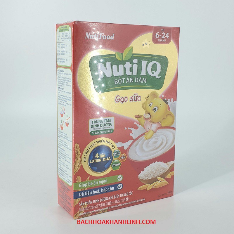 Bột Ăn Dặm NUTI IQ HỘP 200gram