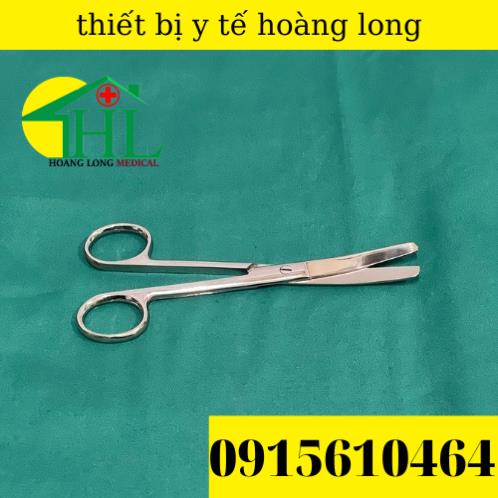 Kéo Y Tế , Kéo Cong 2 Đầu Tù 14cm Sắc Bén Hàng Loại 1 Pakistan