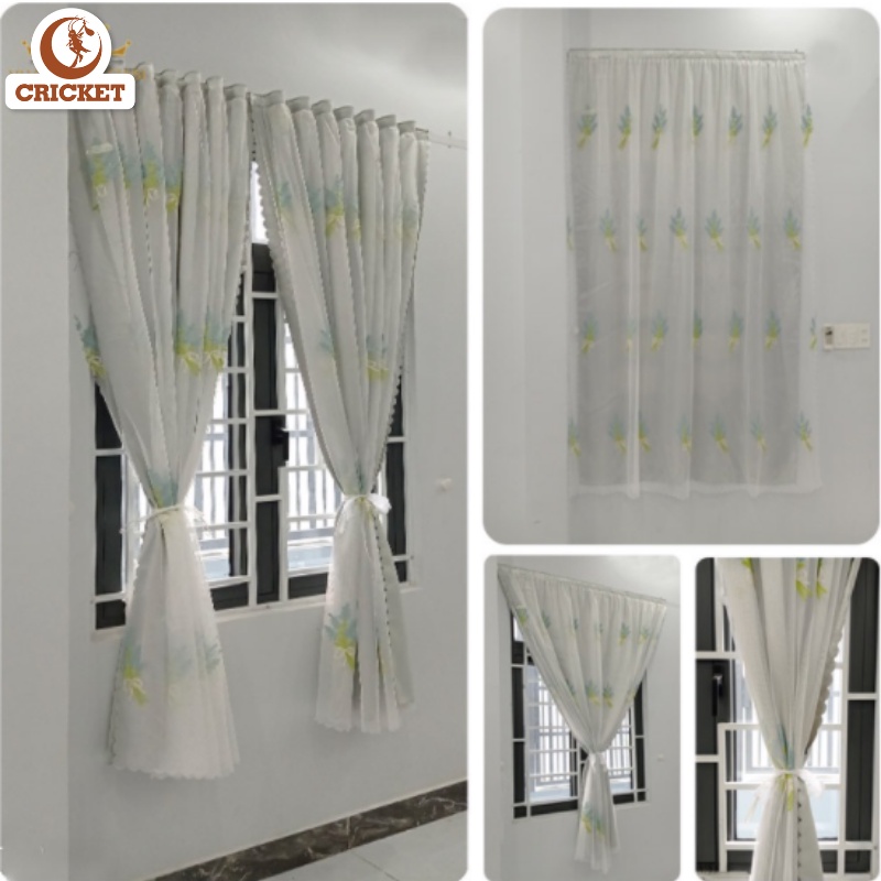 [NHẬN MAY THEO YÊU CẦU] Rèm cửa 2 lớp họa tiết chống nắng (VIP22) rèm trang trí decor nội thất giá rẻ