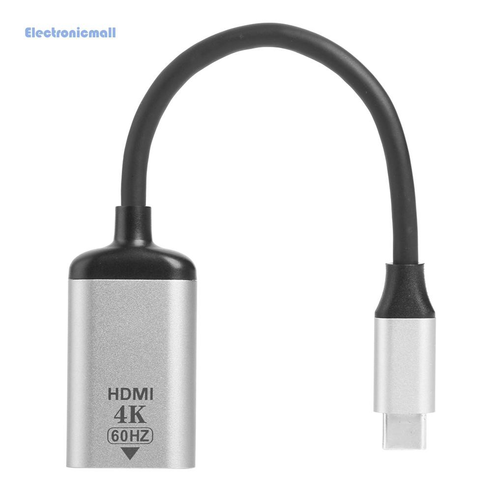 Đầu Chuyển Đổi Điện Tửmall01 Usb Type C Sang Hdmi 4k 10cm Cho Laptop / Điện Thoại / Máy Tính Bảng