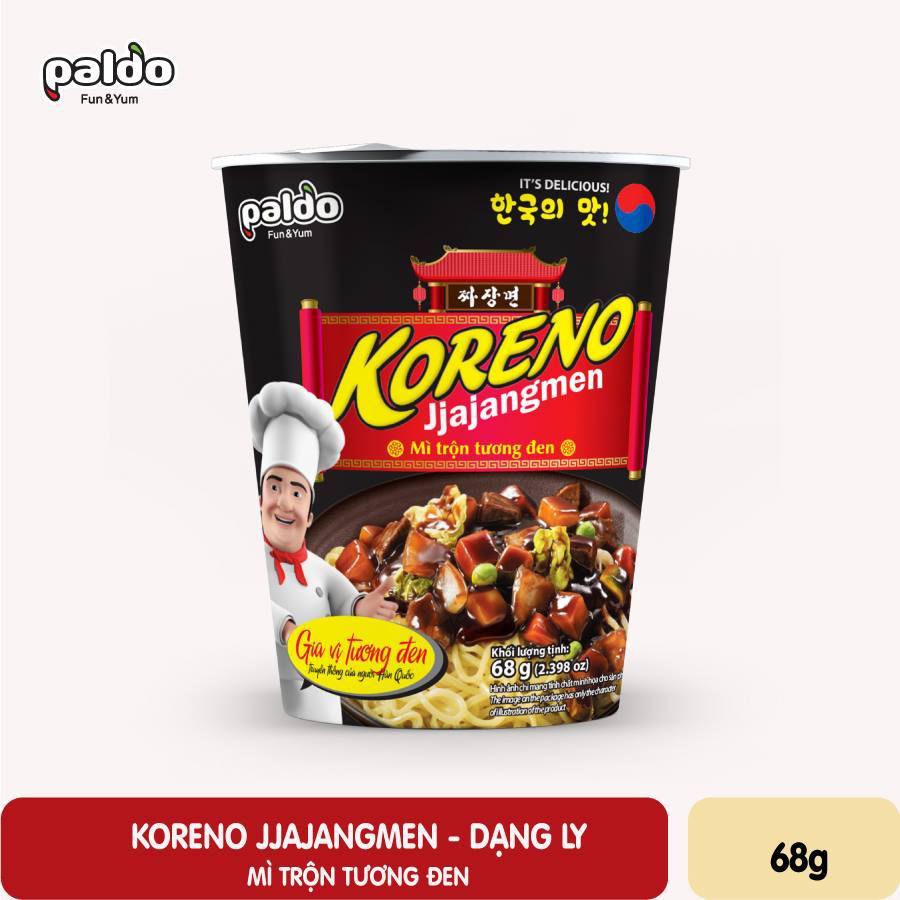 mì tôm Koreno dạng ly