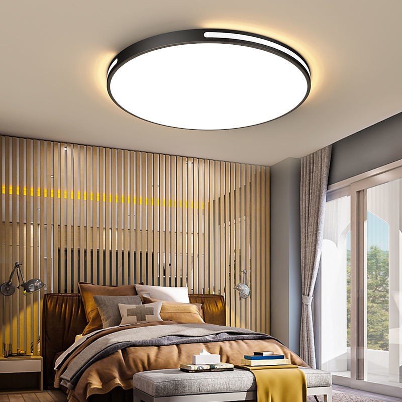 ⊙Đèn LED âm trần Bắc Âu siêu mỏng hiện đại tròn phòng ngủ khách sáng tạo ăn ban công