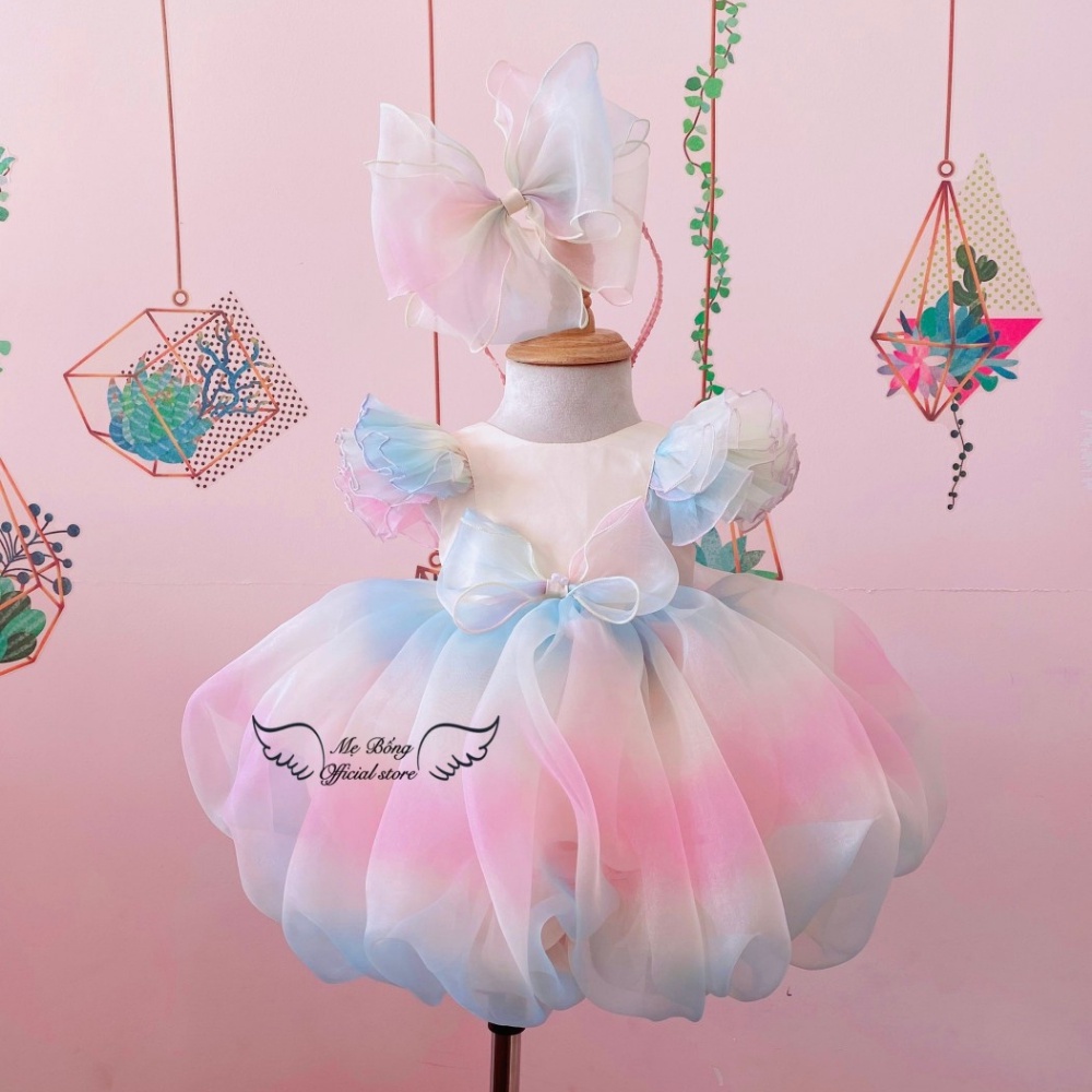 Váy công chúa cho bé gái  1 2 3 4 5 6 tuổ-váy bí,Thời trang cho bé-đâm công chúa cho bé gái, TRẺ EM-Đầm BÉ GÁI- thời tra