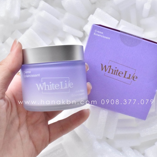 Kem Dưỡng Trắng Da Lily White Lie, White Skin Hàn Quốc, Kem nám tàn nhang – Dưỡng ẩm, Chống nắng, Trắng da (Chính hãng)