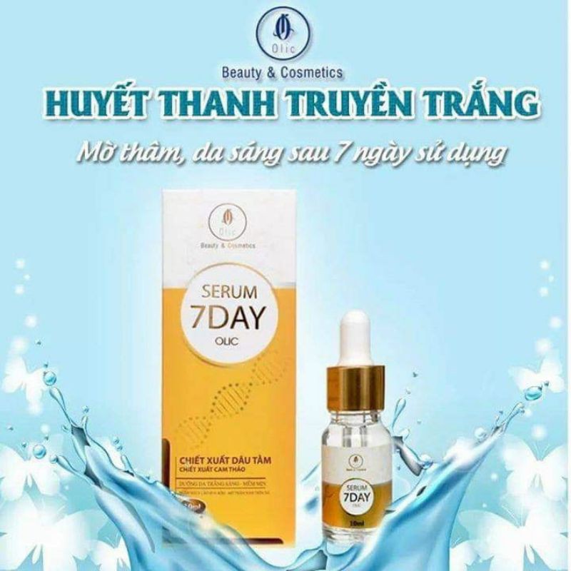 Serum huyết thanh truyền trắng 7day olic (có tem check)
