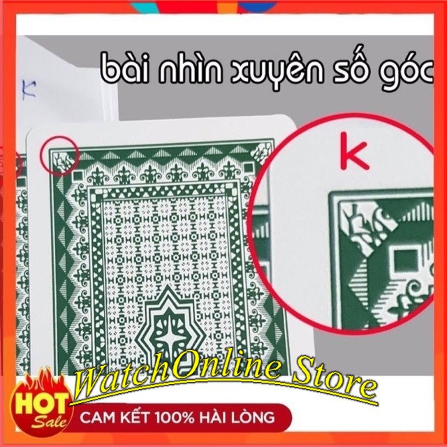 [Nhận sỉ] Bài ảo thuật nhìn xuyên số góc - Bài nhìn xuyên Double K