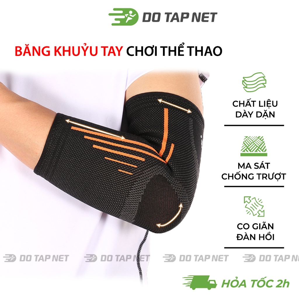 Băng Bảo Vệ Khuỷu Tay, Đai Đeo Khuỷu Tay Thể Thao, Gym.