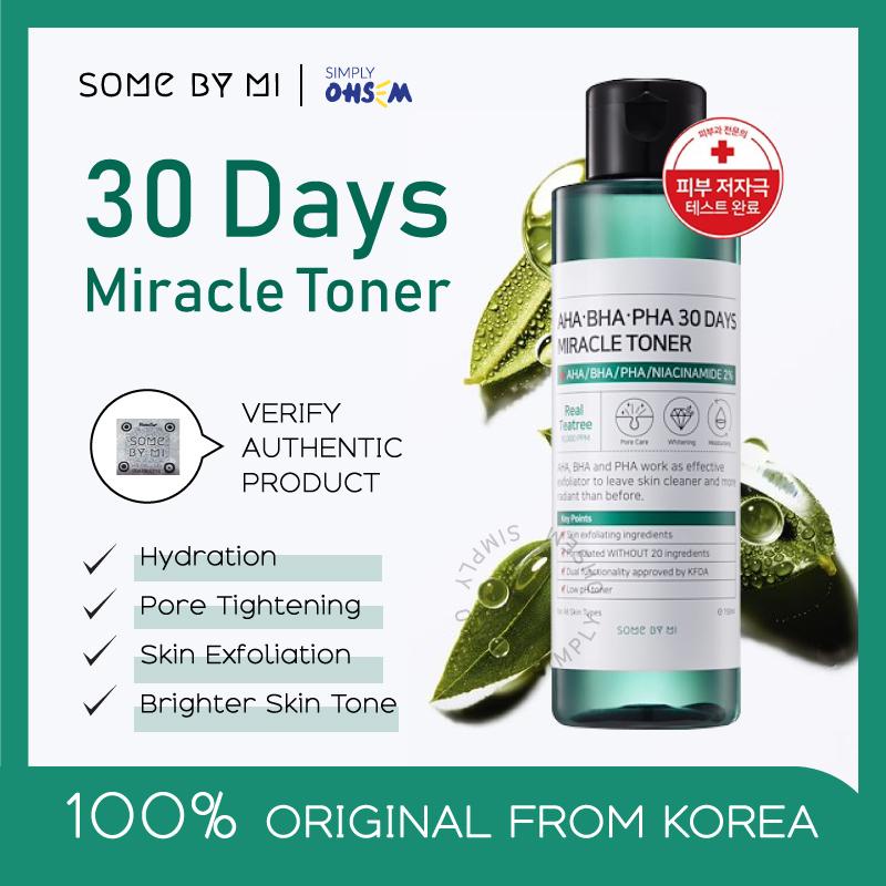 Nước Hoa Hồng Giảm Mụn Some By Mi AHA BHA PHA 30 Days Miracle Toner Some By Mi AHA 150ml (BILL HÀN) fullsize