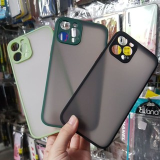 IPHONE 12 PRO MAX - Ốp lưng nhựa nhám viền dẻo màu siêu đẹp