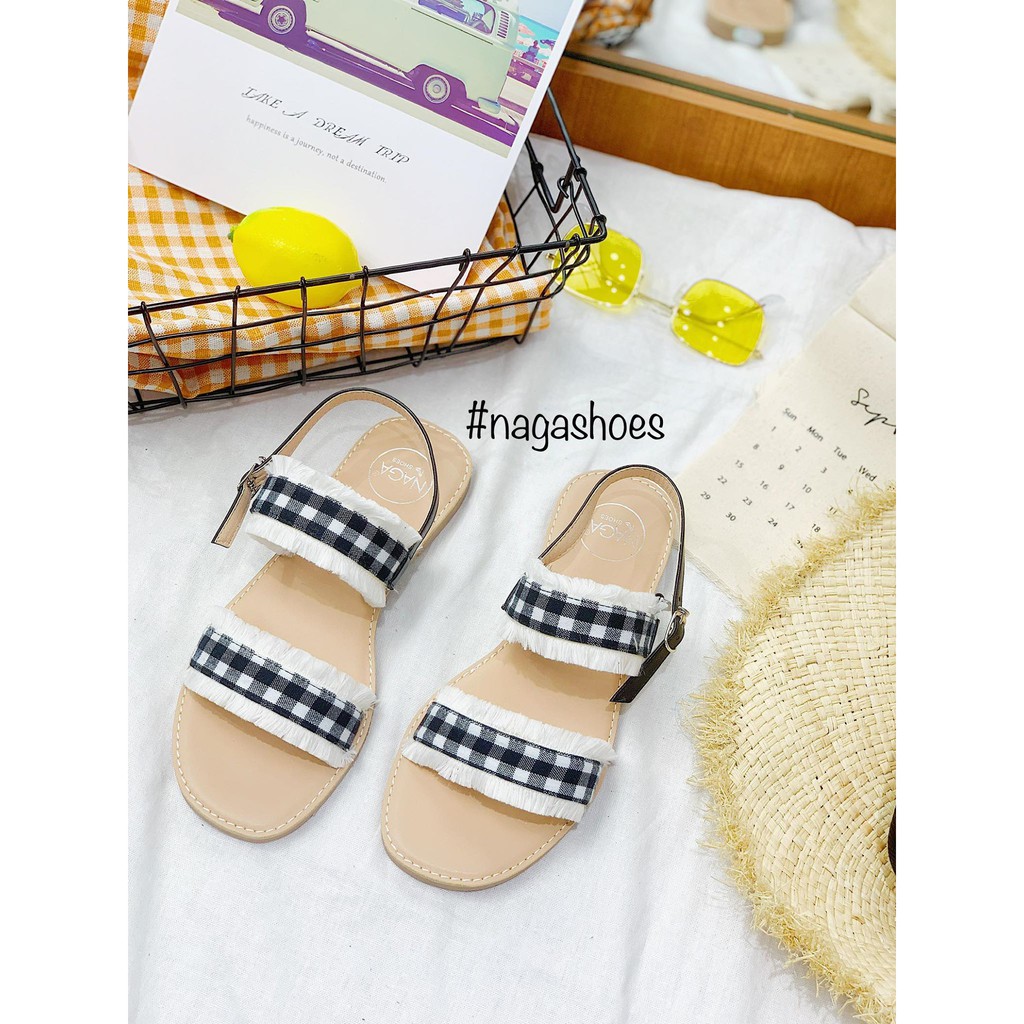 <3 GIÀY SANDAL NAGASHOES 2 QUAI NGANG PHỐI TUA RUA NAS166. > . new ‼️ . new ! <3 new ⚡ ; * 2021 ¹ NEW hot . ^ '