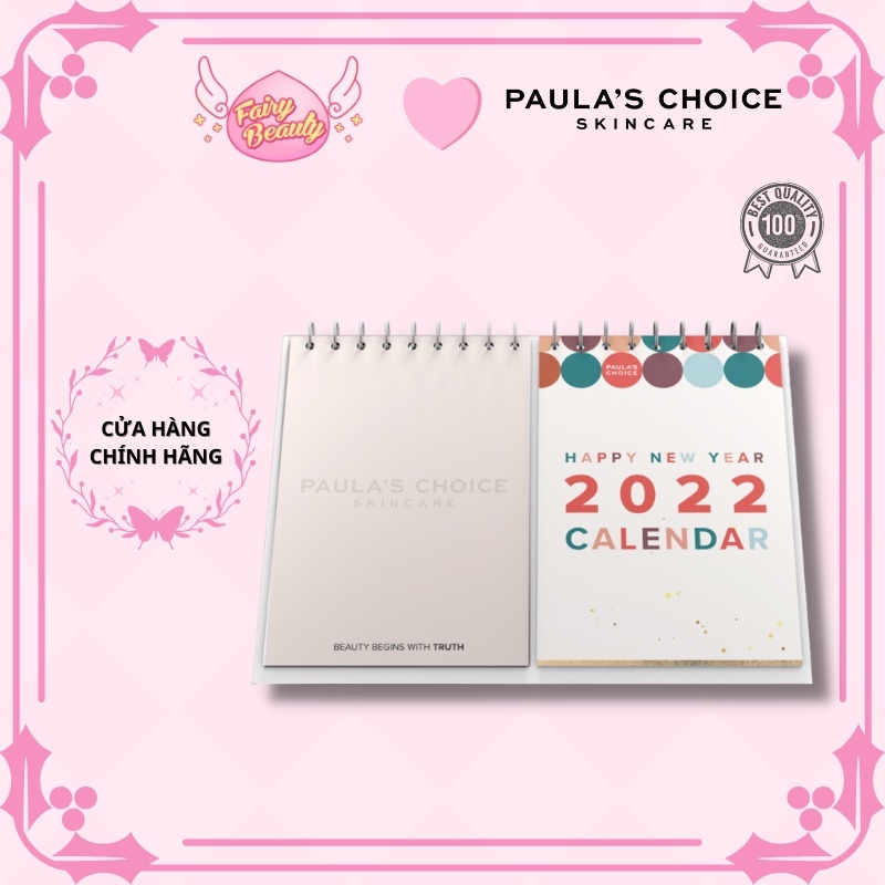 [HB GIFT] Lịch để bàn Paula’s Choice phiên bản đặc biệt năm 2022