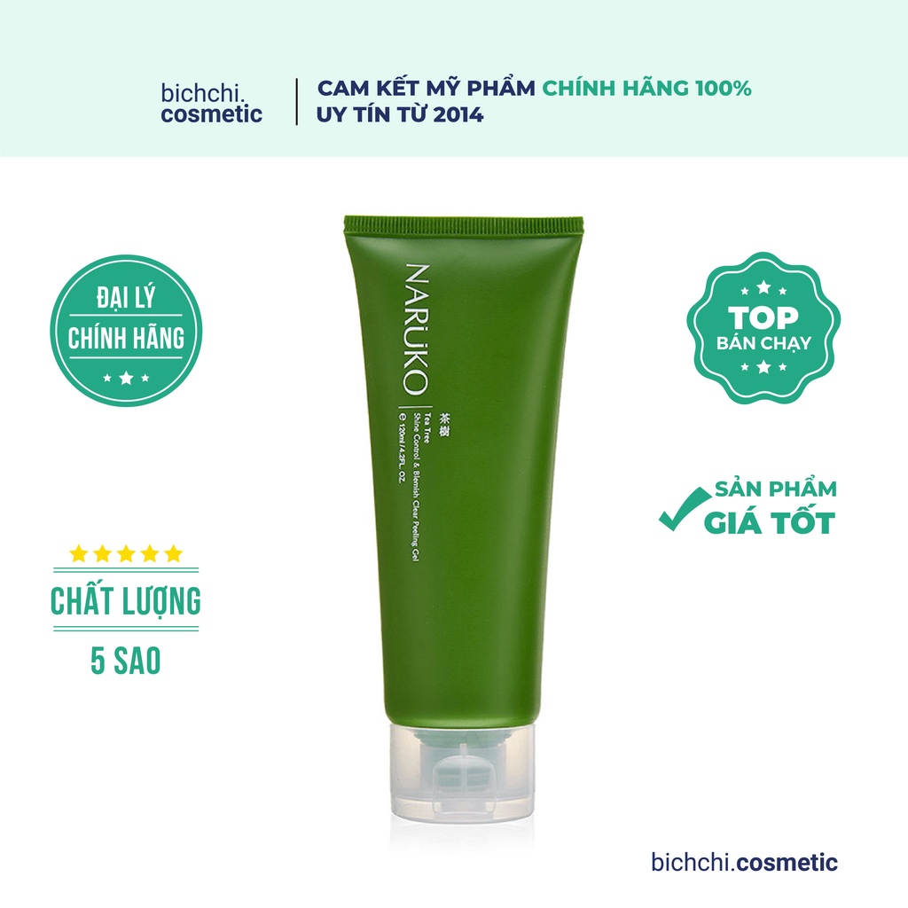 [CHÍNH HÃNG] 🎉Sữa Rửa Mặt NARUKO Dạng Bùn Tràm Trà 120ml ️🎉 Tea Tree Purifying Clay Mask & Cleanser In 1