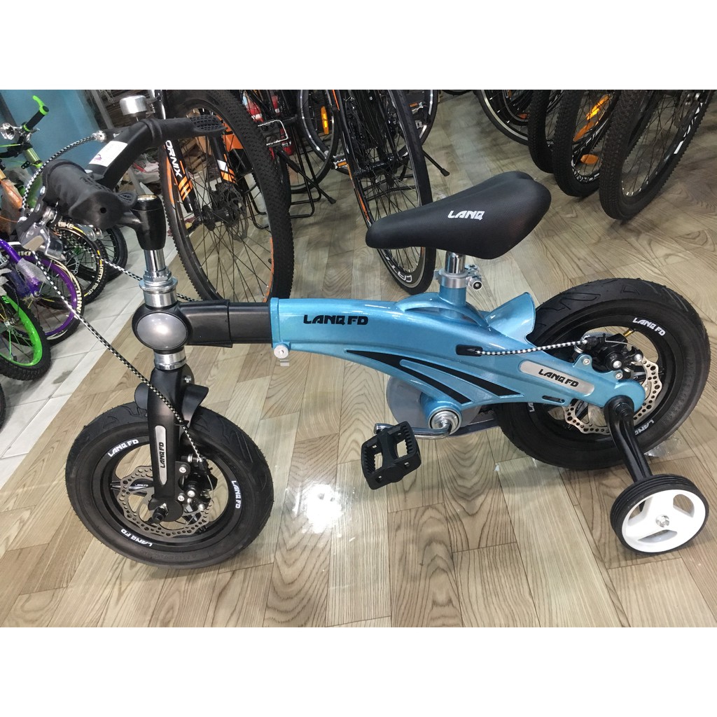 XE ĐẠP TRẺ EM VÀNH ĐÚC,PHANH ĐĨA - KHUNG ĐÚC HỢP KIM NHÔM SIZE 12&quot;