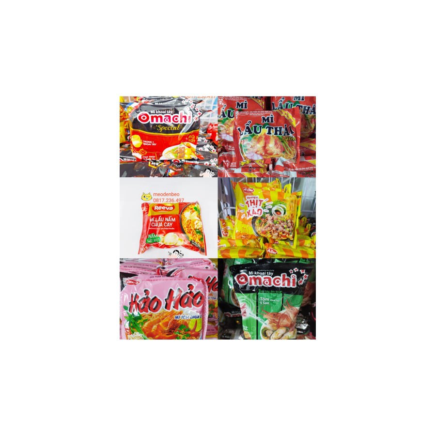 Mì gói lẻ các loại