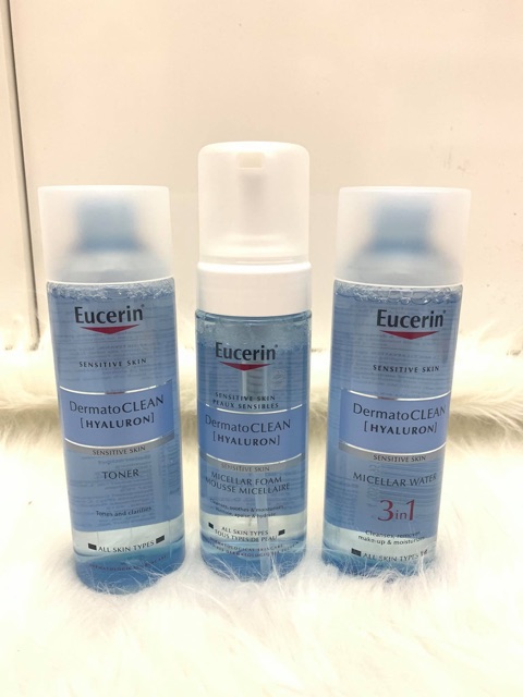 TONER Nước hoa hồng làm sạch da Eucerin Dermato Clean cho da thường và da nhạy cảm | BigBuy360 - bigbuy360.vn