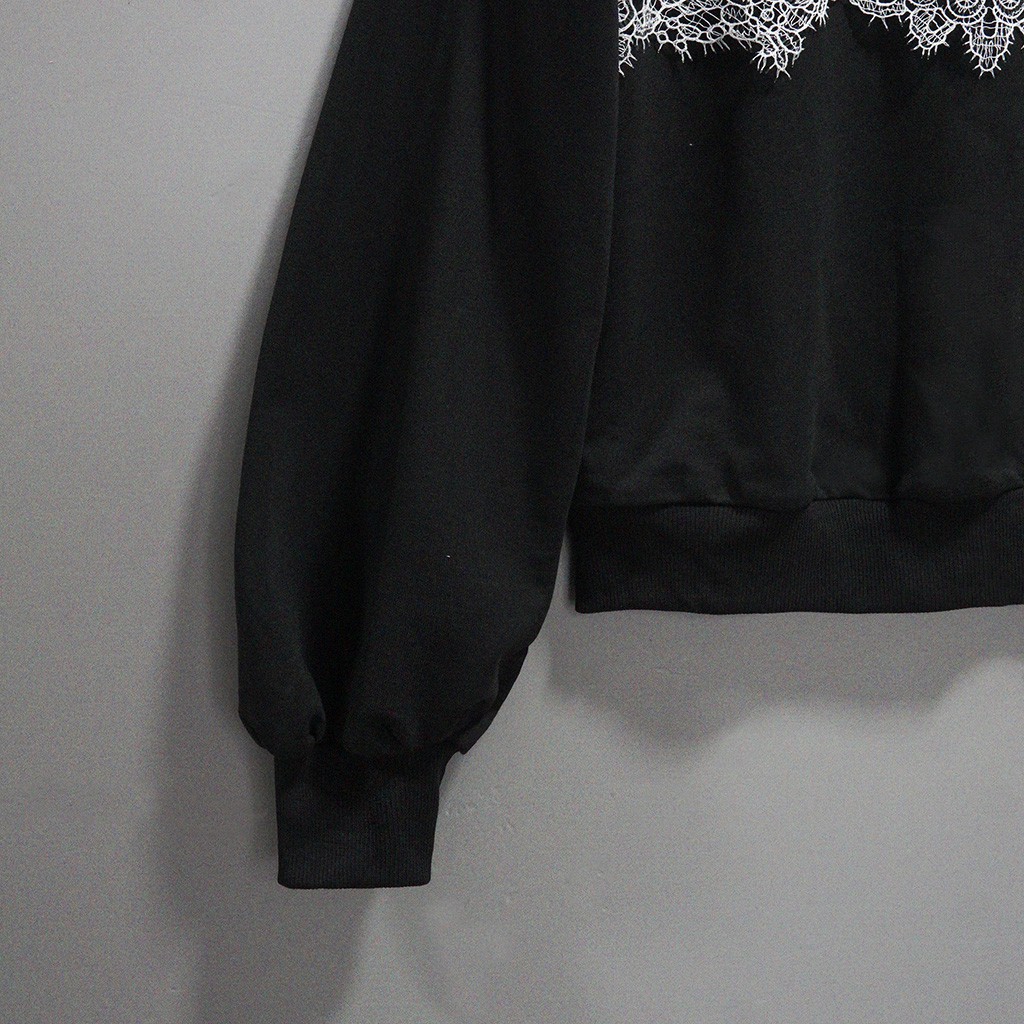 ÁO NỈ NỮ PASSION PHỐI REN | BigBuy360 - bigbuy360.vn