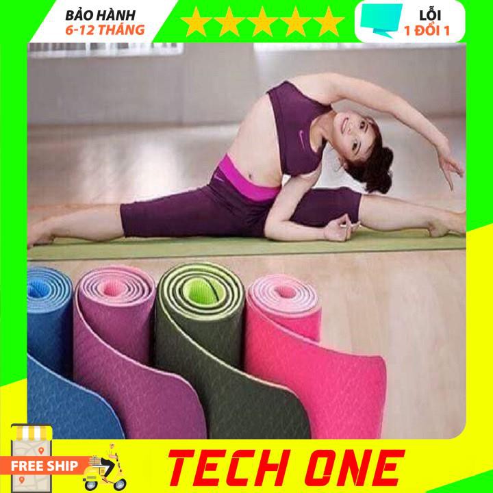 Thảm tập Yoga TPE 2 lớp - techone