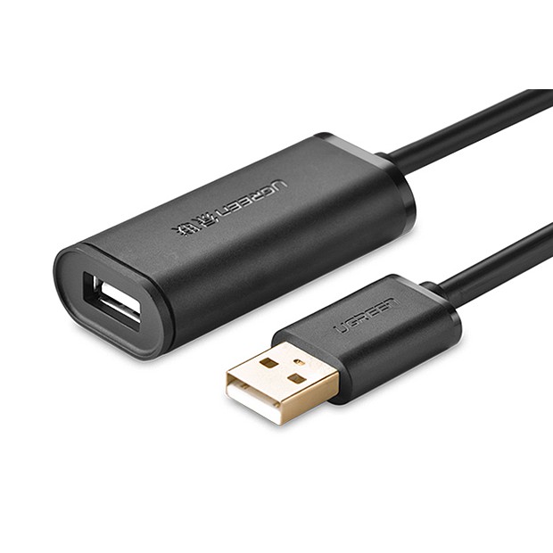 Cáp USB 2.0 nối dài 15m Ugreen 10323 có chíp khuếch đại