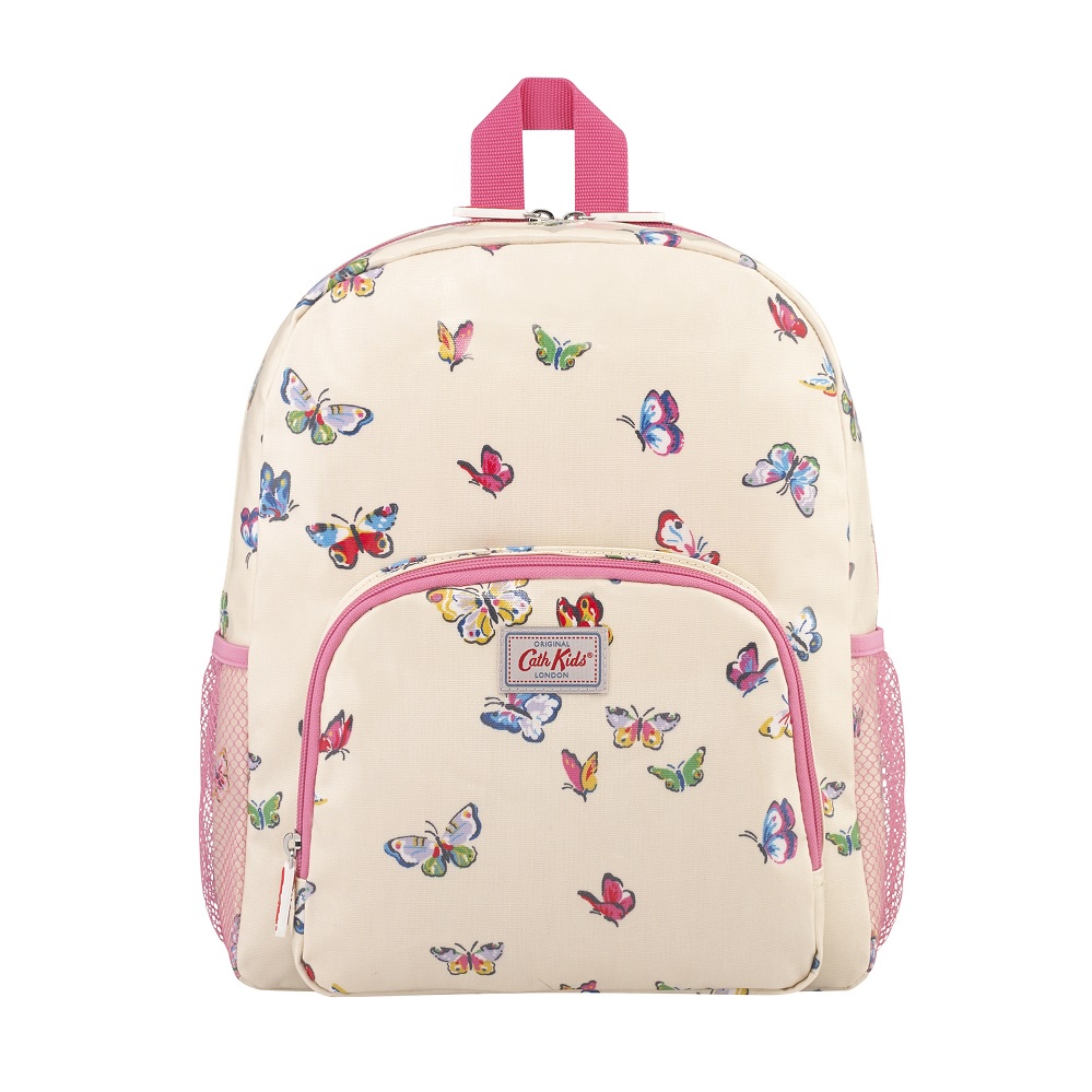 Cath Kidston - Balo trẻ em Kids Classic Large Backpack Butterflies - 1017526 - Cream