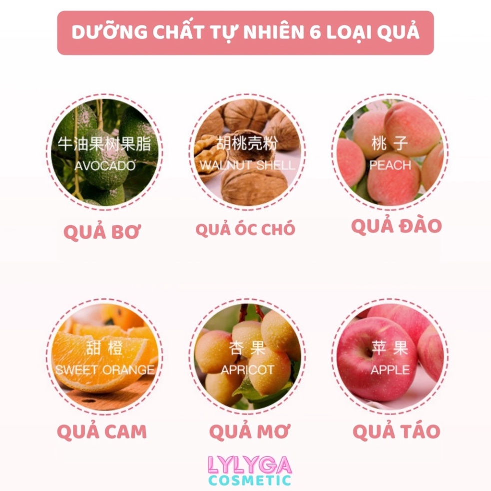 Tẩy tế bào chết body HEYXI Hương Đào Peach Clear 200ml Tẩy da chết toàn thân da dầu da mụn nhạy cảm tại nhà TT03 | BigBuy360 - bigbuy360.vn