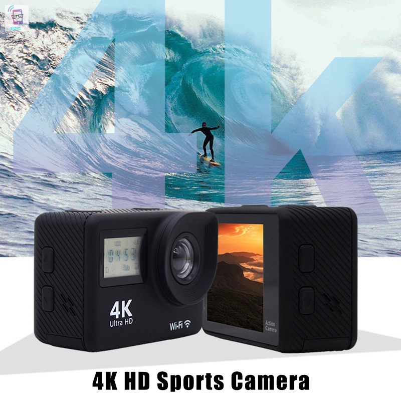 Máy Quay Hành Trình Độ Phân Giải Cao 4k Wifi Hd Chống Thấm Nước, Camera Hành Trình Kèm Remote Điều Khiển