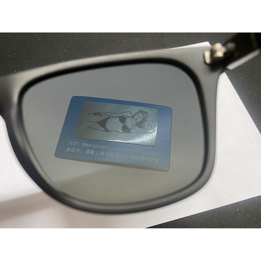 Tấm thử tia UV tròng kính phân cực polarized