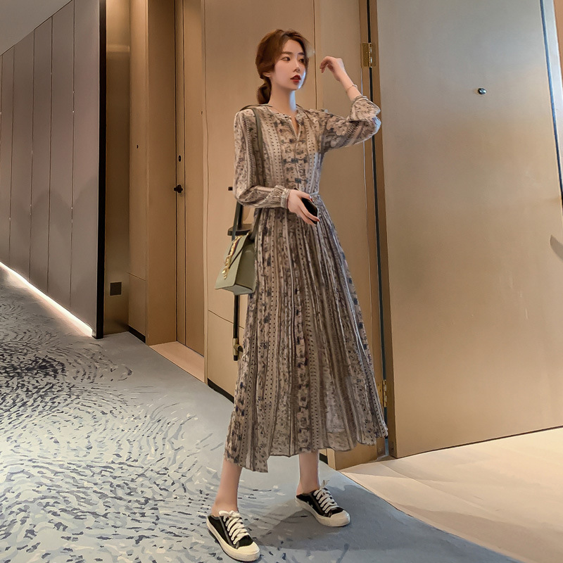 South Korea emerald flower dress 2023 suitable for women