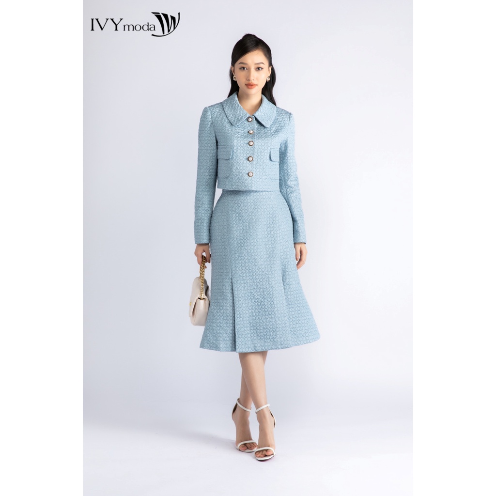 Chân váy đuôi cá cổ điển IVY moda MS 31M6899