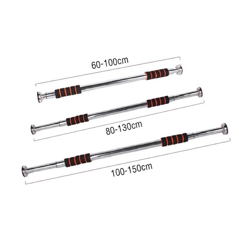 Thanh xà đơn gắn cửa loại cao cấp đủ kích cỡ từ 60-150cm