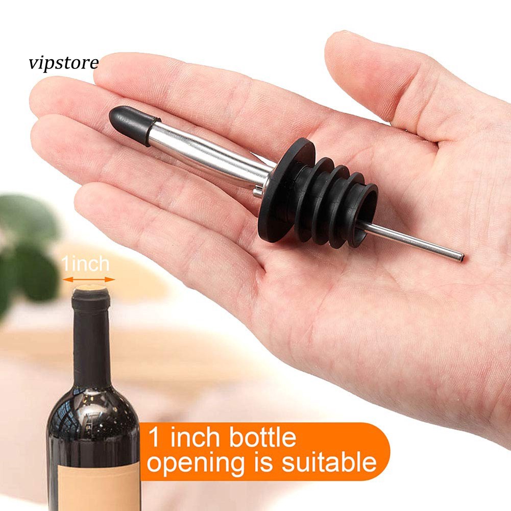 Set 6 Vòi Rót Rượu Bằng Thép Không Gỉ Tiện Dụng