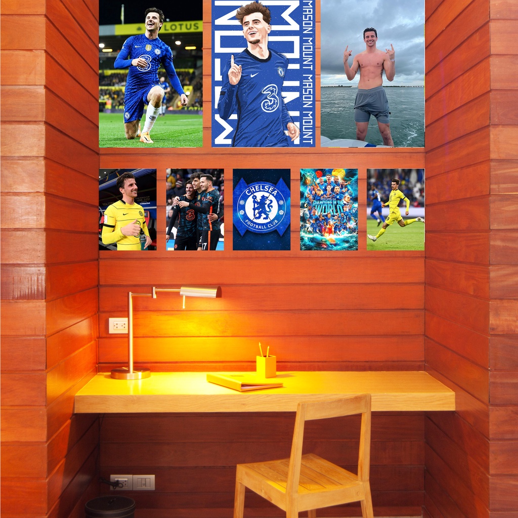 Poster Mason Mount, Ảnh Dán Tường Mason Mount Cực Đẹp, Poster Bóng Đá Có In Theo Yêu Cầu