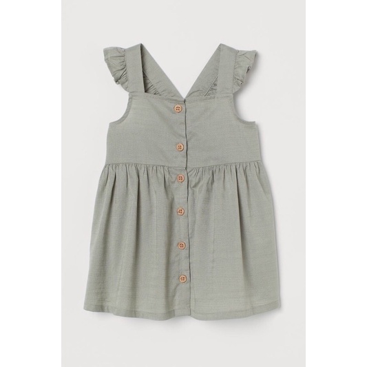 [KIDDO] Váy H&M có khuy cho bé gái 4 màu sặc sỡ, thêm nhiều lựa chọn cho bé