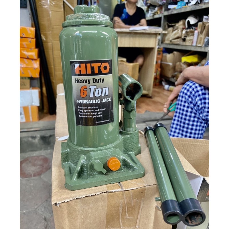 Con đội thủy lực 6 tấn, Kích ô tô thủy lực 6 tấn HITO