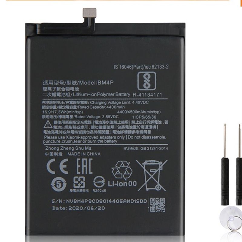 pin Mi Redmi K30, Poco X2 (BM4P) 3.85V 4500mAh bảo hành 6 tháng.