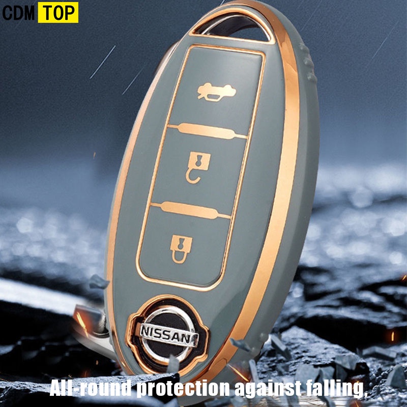 Vỏ Bảo Vệ Chìa Khóa Điều Khiển Từ Xa Bằng Tpu Chống Trầy Cho Xe Hơi Nissan Almera Grand Livina